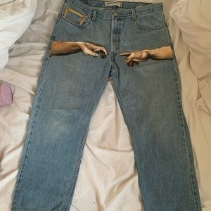 custom levi’s 505 jeans